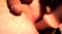 Sissy boy gapes his ass until he cums