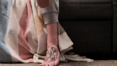 Amateur Foot Fetish Girlfriend Sucks and gives a Footjob