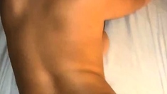 Nasty brunette babe in anal hardcore action