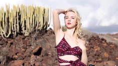 Petite blonde Emmi Wild exposed hot body