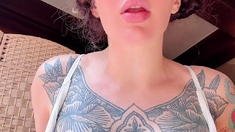 Big boobs milf masturbates with her dildo