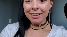 Brunette Solo Webcam Masturbation