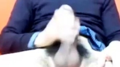 Big Cock Italian Guy Strokes on Webcam