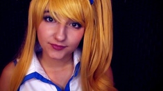 AftynRose ASMR - CosplASMR - Lucy from Fairytail needs a