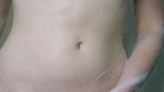 Amateur striptease and Solo masturbation