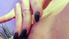 Exposed cumslut white Fiona Costello solo