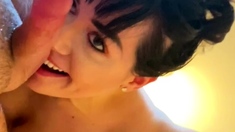 Leann amateur beautiful brunette with big boobs