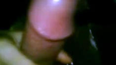 Asian Babe's Blowjob in the Storeroom