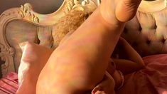 Blonde Babe Solo Masturbation