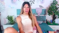 Solo Ebony Masturbation Shemale Cumming