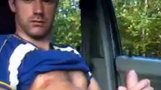 Naked Car Montage, Outdoor Masturbation Solo