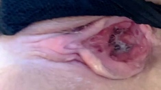 Pulled amateurs close up car sex