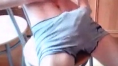 Skinny Bareback Twink Amateur Takes A Cum Tribute