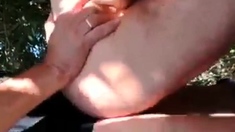 Big-cock Daddy Loves Foreskin Outdoors
