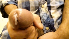 Big-cock Daddy Masturbating At Work
