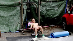 Bts - Exhibitionist, Lora Cross's Savage Outdoor Workout