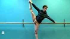 Male ballet practice (without tights!)