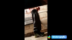 Str8 spy guy in public toilet