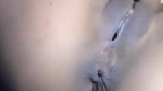 Deep inside my asian teen pussy