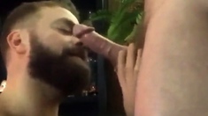 Bearded Guy Suck And Swallow