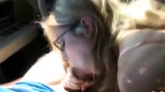 Blowjob in the car